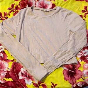 Crop top long sleeve